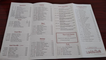 China Garden menu