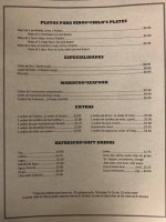 Antonios Mexican Grille menu