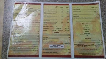 Shannon's Diner menu