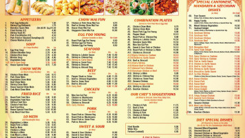 China Gourmet menu