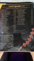 Golden Stix menu