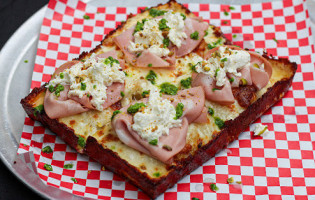 A Guy His Pie Detroit Style Pizza food