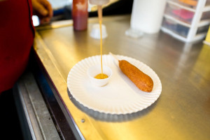 The Bridge City Corndog Stand food