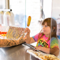 The Bridge City Corndog Stand outside