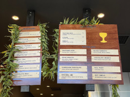 Holey Grail Donuts menu