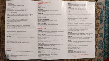 M3 Pizza menu