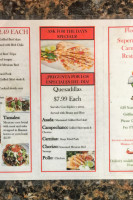 Florencia menu