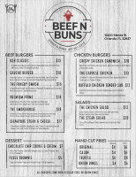 Beef N' Buns Phone Number, Reservations, Reviews menu