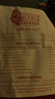 Hong Kong Express+ menu