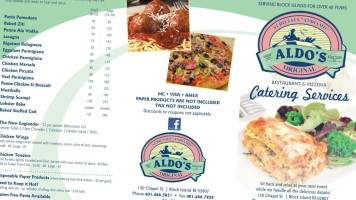 Aldo's food