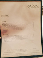 Estelle menu