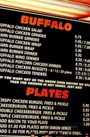 Jaffrey Pizza Barn menu