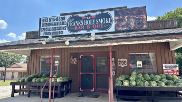 A. D. Franks Holy Smoke Bbq outside