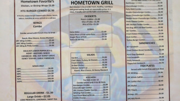 Hometown Grill menu