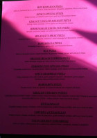 Lillian's Pan Pizza menu