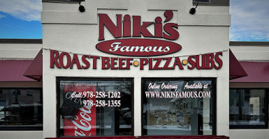 Niki's Famous Roast Beef, Pizza Subs inside