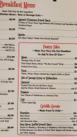 Mel's Pine Pantry menu