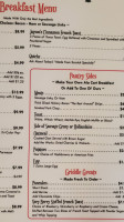 Mel's Pine Pantry menu