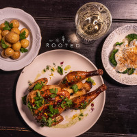 Rooted Rotisserie food