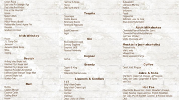 Stone Mountain Public House menu