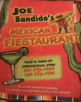 Joe Bandito's Mexican food