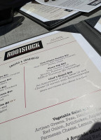 Rootstock Restaurant Bar menu