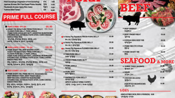 Honey Pig menu