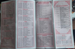 Win Win Express menu