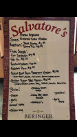 Salvatore's menu