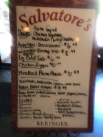 Salvatore's menu