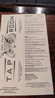 The Owl Tap Room menu