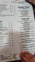 The Owl Tap Room menu