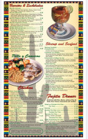 El Cazador menu