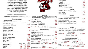 Andy's Restaurants food