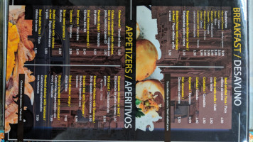 The Latin House menu