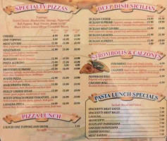 Little Brothers Pizza menu