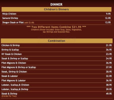 Chuy's menu