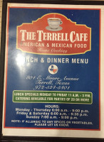 Terrell Cafe food