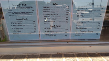 Seagrave's Dixie Dog menu