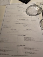 Morton's The Steakhouse menu