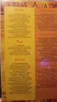 Hacienda El Charro menu