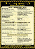 Scruffy Murphys Irish Pub Eatery menu