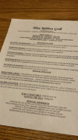 Blue Ribbon Grill menu