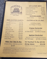 Perino's Boiling Pot menu