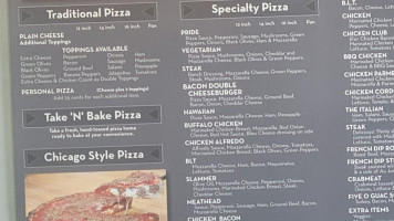 Mancino's Pizza Grinders menu