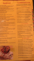 Las Cascadas menu