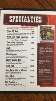 Red Rock Cafe menu