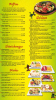 Fiesta Mexicana menu