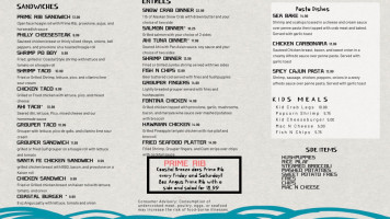 Coastal Breeze Seafood Grill menu