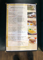 Hillside Family menu